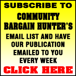 Subscribe To Community Bargain Hunter Today!